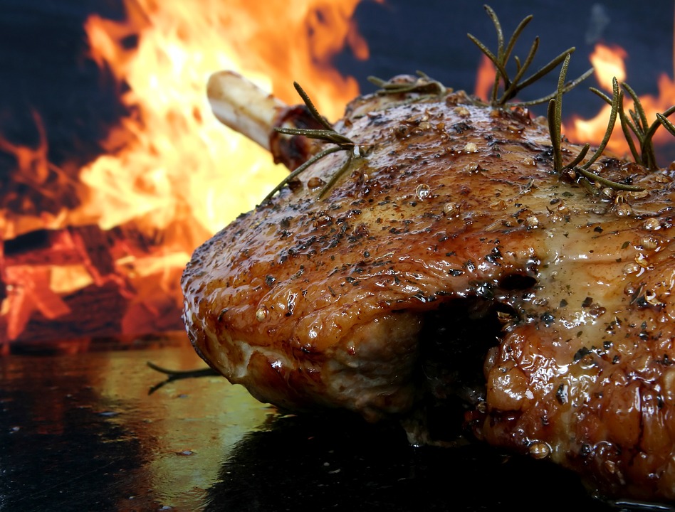 Chef cooking in a professional kitchen